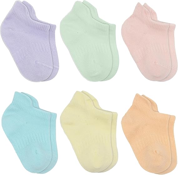 Baumwolle 6 Paar Baby Socken Pastelle