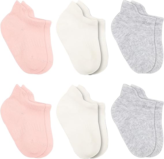 Baumwolle 6 Paar Baby Socken Rose