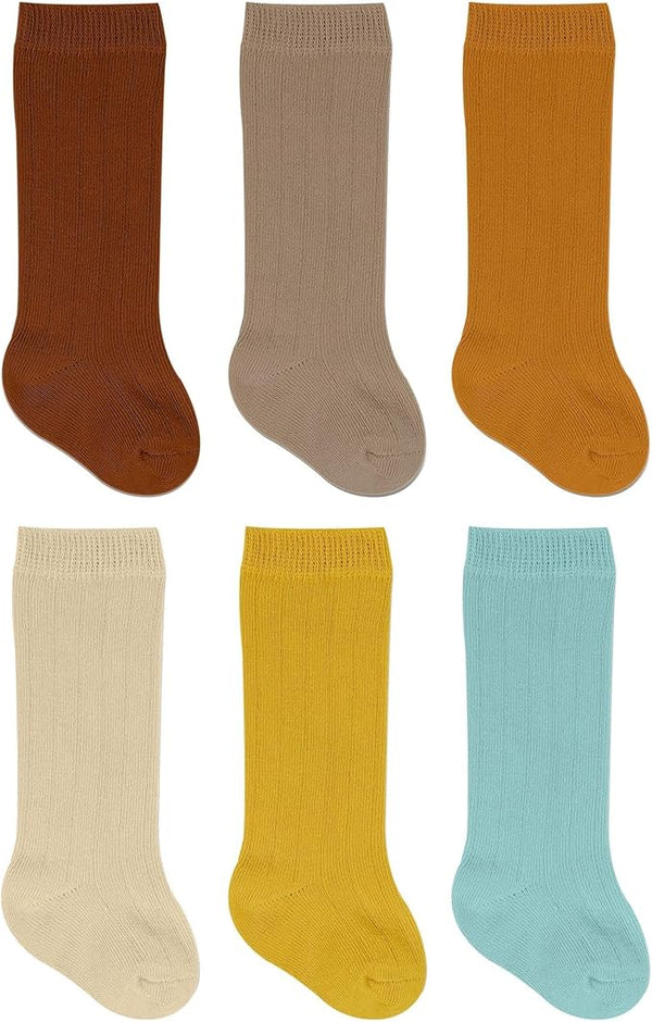 Baumwolle 6 Paar Baby Socken Mehrfarbig